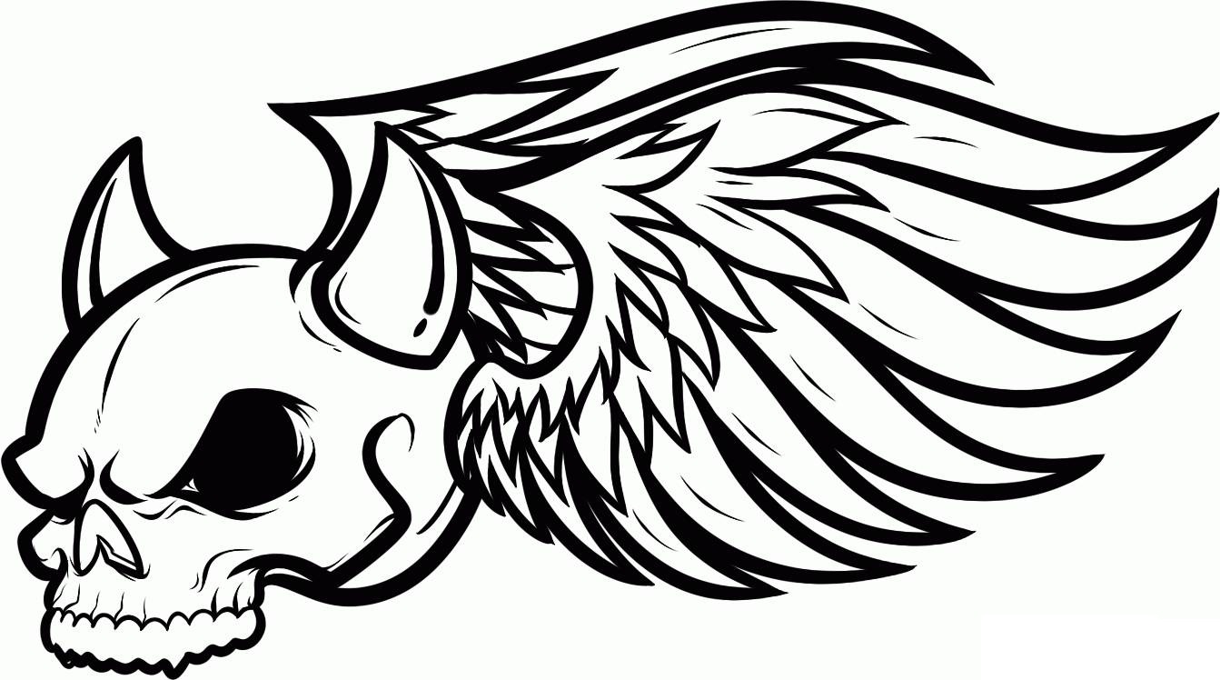 1343x748 Drawn Grim Reaper Wing Coloring Page 17 Pages Of Wings