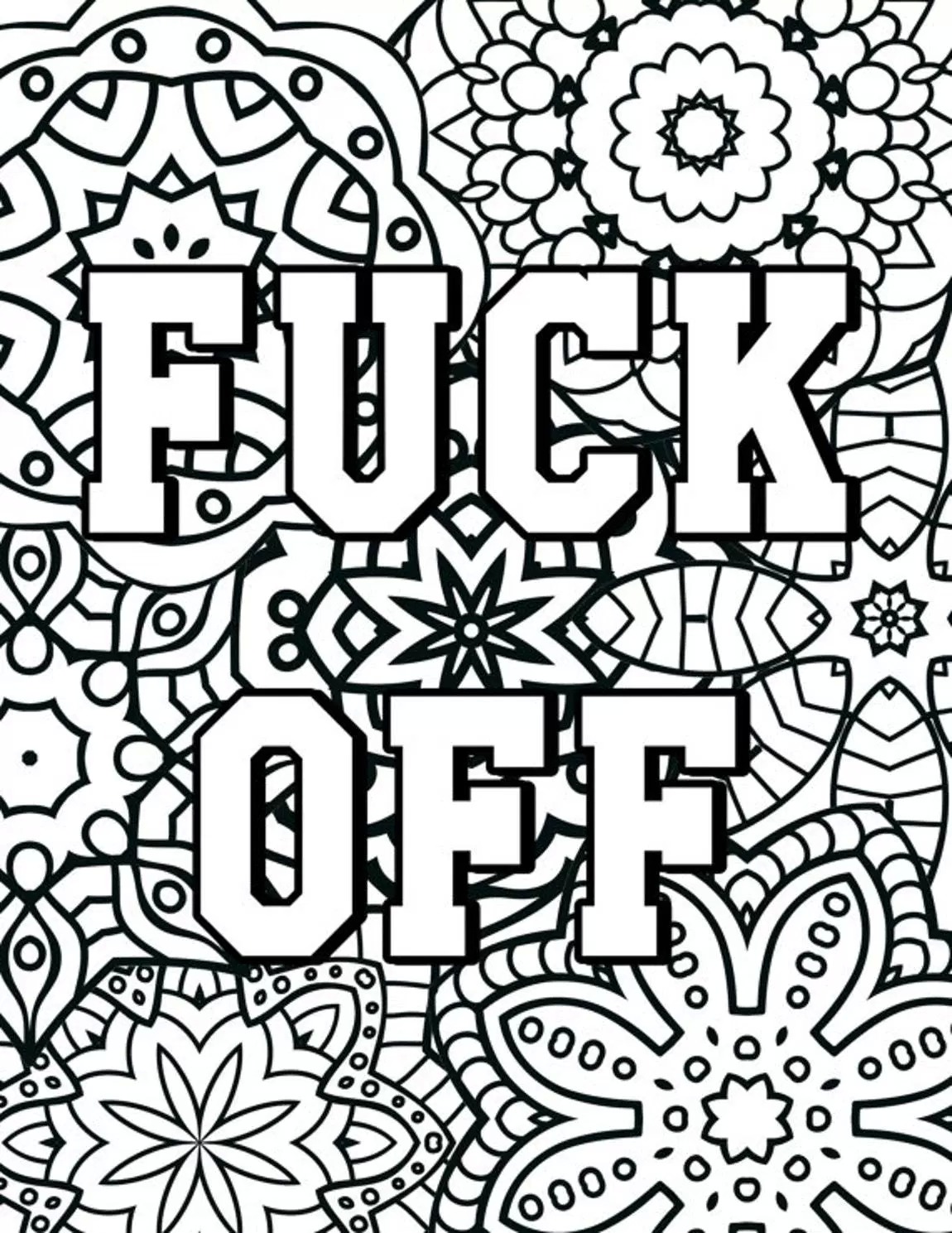 1150x1489 Challenge Free Printable Coloring Pages For Adults Only Swear