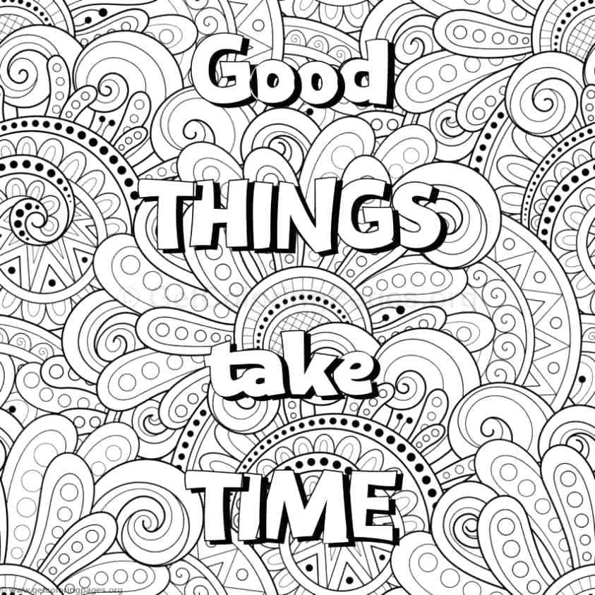 843x843 Free Printable Coloring Pages Words Swear Word Coloring Page