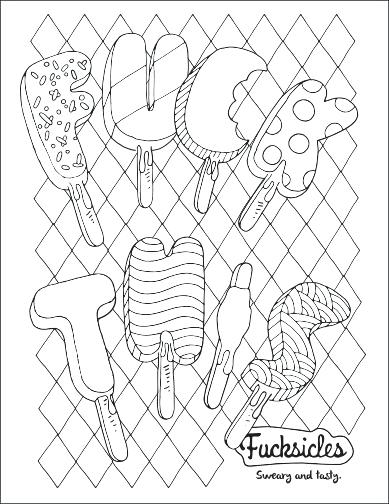 389x504 Coloring Pages Swear Words Printable