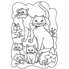 230x230 Top 20 Free Printable Cat Coloring Pages For Kids