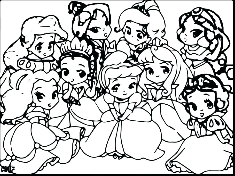 970x725 Coloring Pages Cute Baby Animals Adorable For Girls Disney