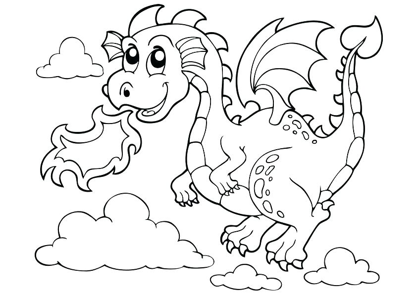 842x595 Printable Dragon Coloring Pages Media Printable Dragon Coloring