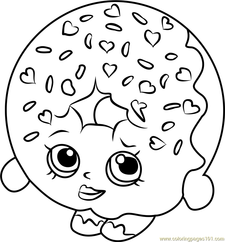 744x800 Donut Coloring Page Printable Coloring Pages