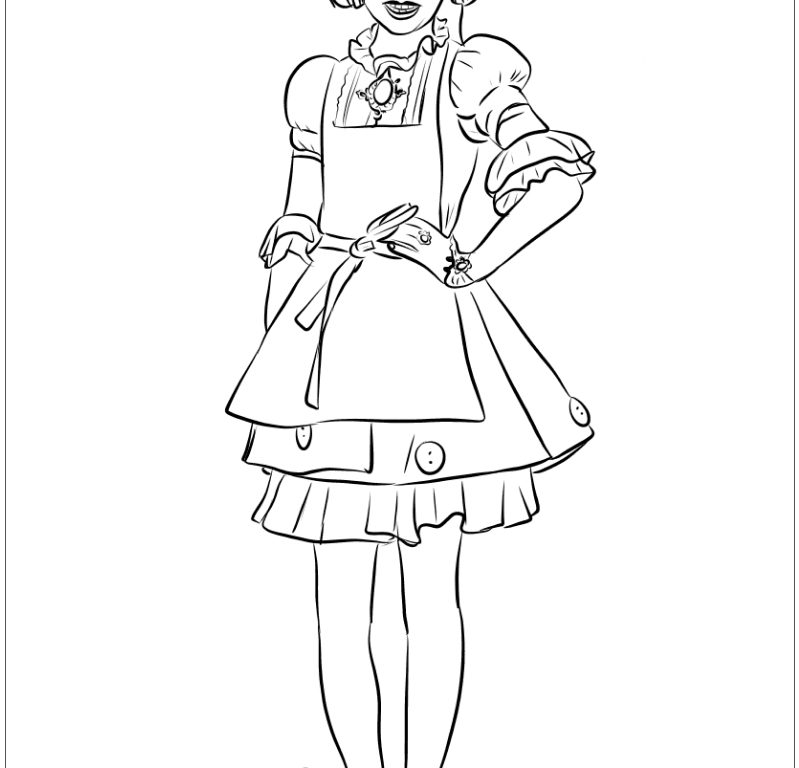 799x768 Modern Ideas Descendants 2 Coloring Pages Dizzy From Descendants 2