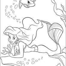 220x220 The Little Mermaid Coloring Pages