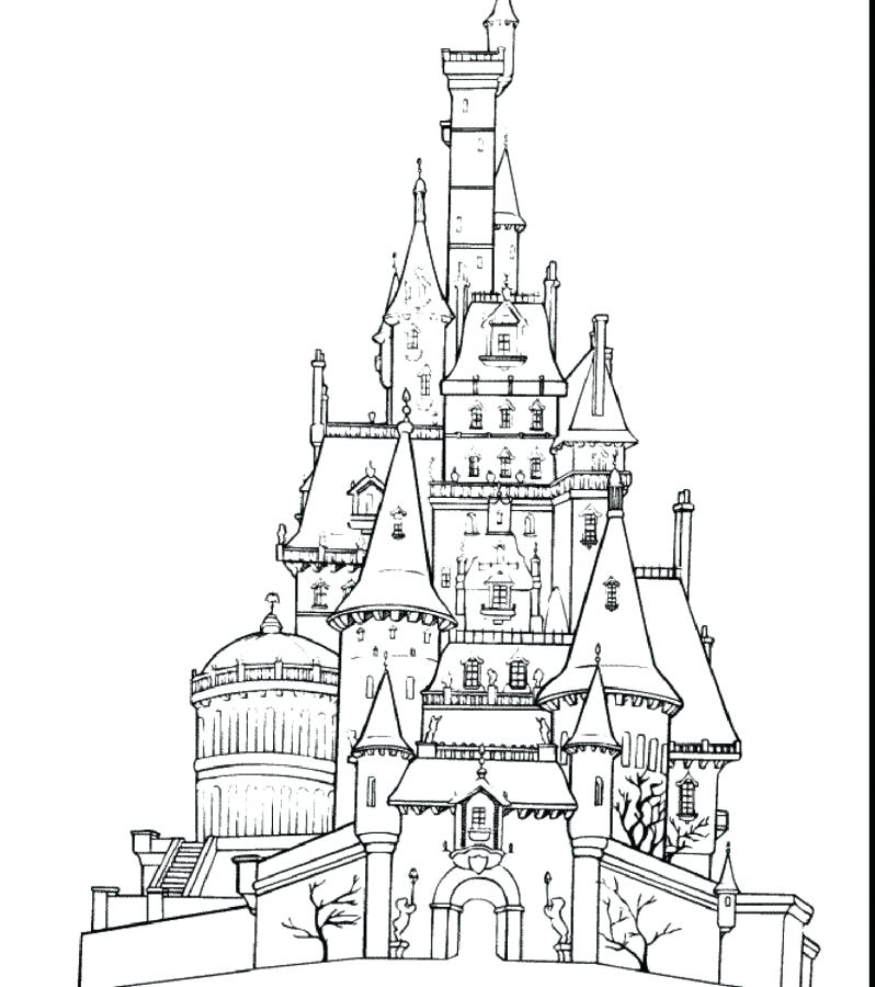 798x900 Disney Castle Coloring Pages 13