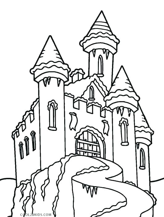 531x700 Castle Coloring Pages Disney Castle Coloring Pages Printable