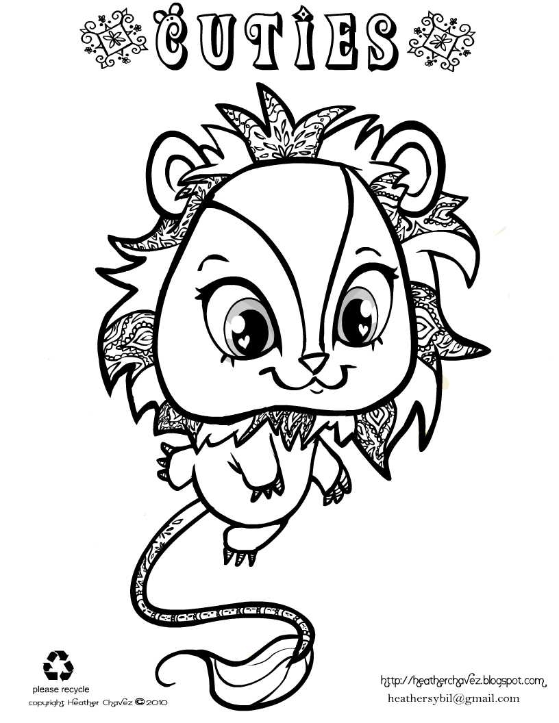 Coloring Pages Disney Cuties