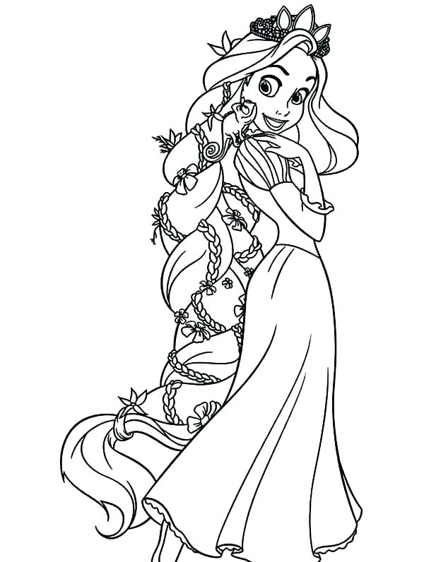 600x796 Coloring Pages Tangled Beautiful Coloring Pages Of Tangled Kids