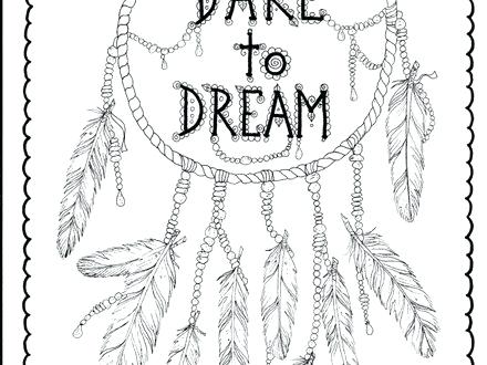 440x330 Dream Catcher Coloring Pages Printable Printable Coloring Dream