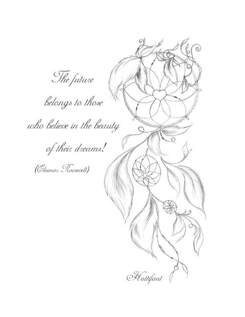 500x647 Dreamcatcher Printable Coloring Page