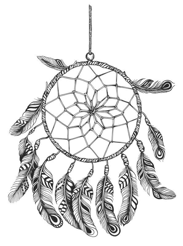 595x800 Kids N 16 Coloring Pages Of Dreamcatchers