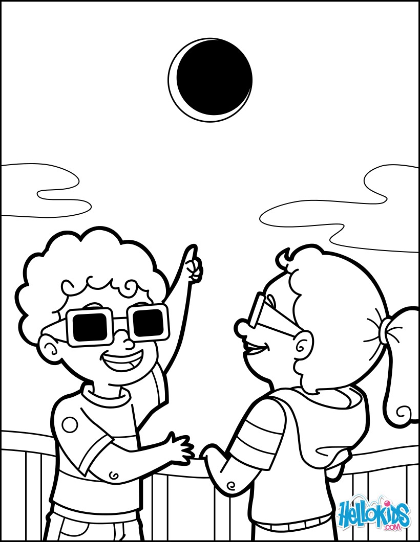 820x1060 Eclipse Coloring Pages