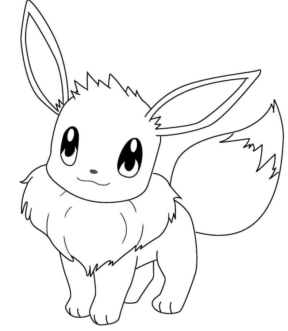 939x1080 Httpcoloringscopokemon Coloring Pages Eevee Coloring Eevee Eevee