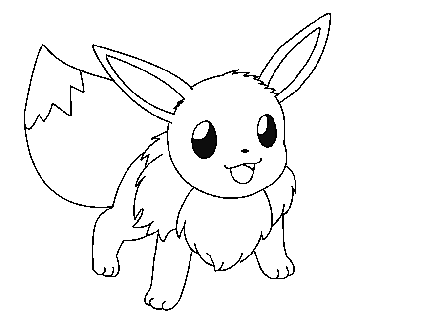 864x664 Pokemon Coloring Pages Eevee Coloring Pages For Kids, Coloring
