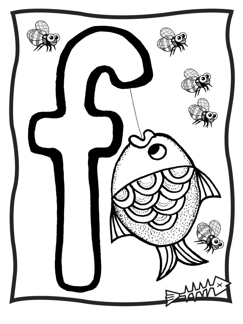 800x1067 Letter F Coloring Pages