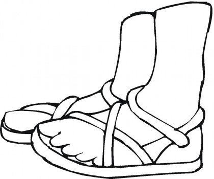 420x350 Feet Coloring Sheet Images For Feet Coloring Page Clip Art Library