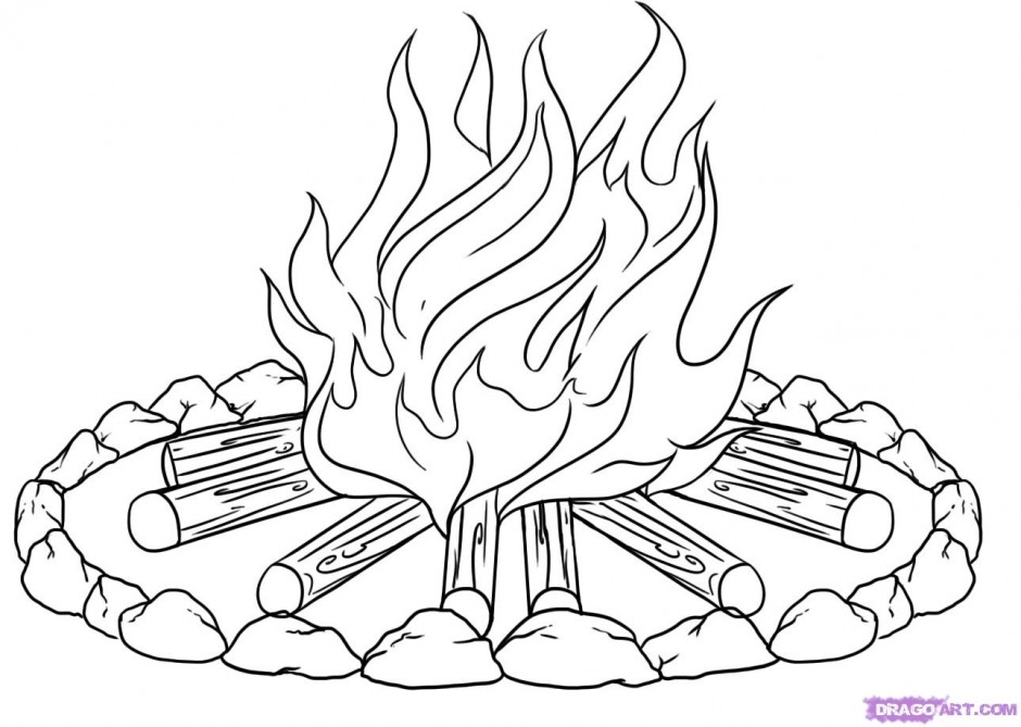 940x669 Fire Colouring Pages Fire Coloring Pages 4377 Turkey Coloring