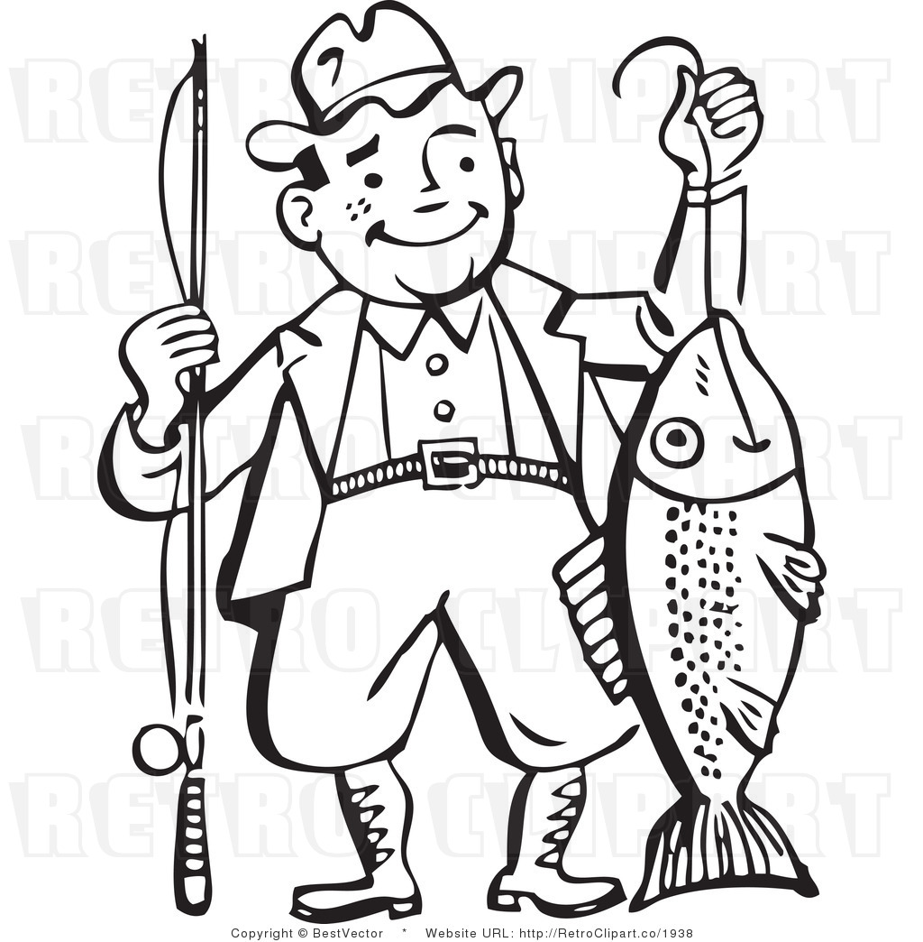 1024x1044 Fisherman Clipart Vintage Fishing Many Interesting Cliparts