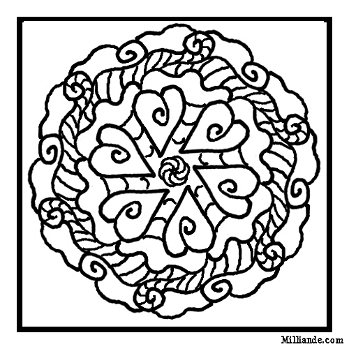 500x500 Free Printable Coloring Pages For Kids Mandala, Mandalas