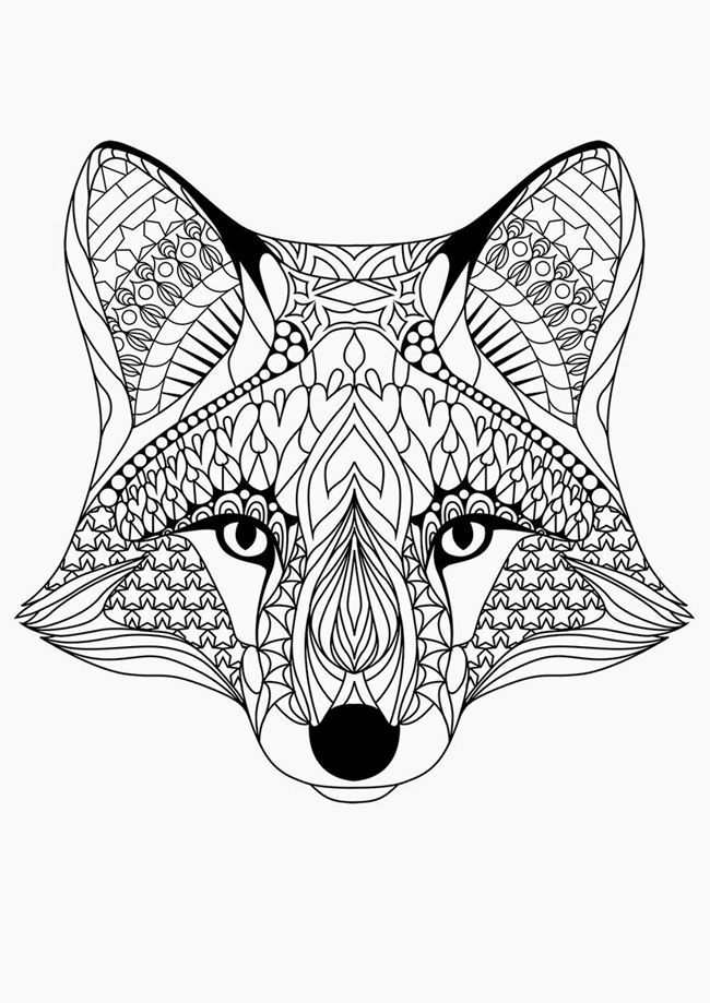 650x919 169 Best Adult Coloring Pages With Animals Images