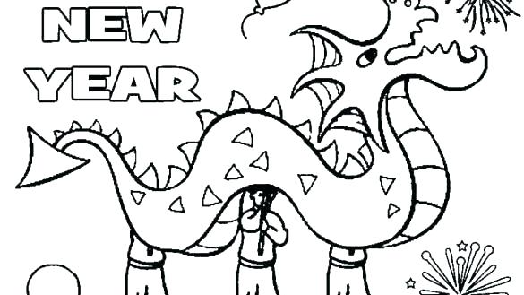 585x329 Coloring Pages For 3 4 Year Olds Kids Coloring New Year Coloring
