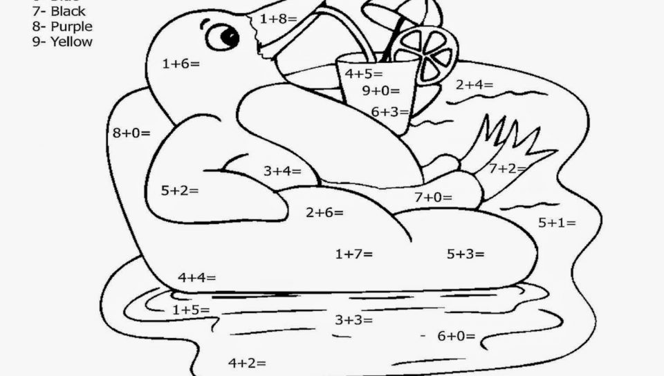 960x544 6th Grade Printable Math Coloring Worksheets Begin Pages Kids