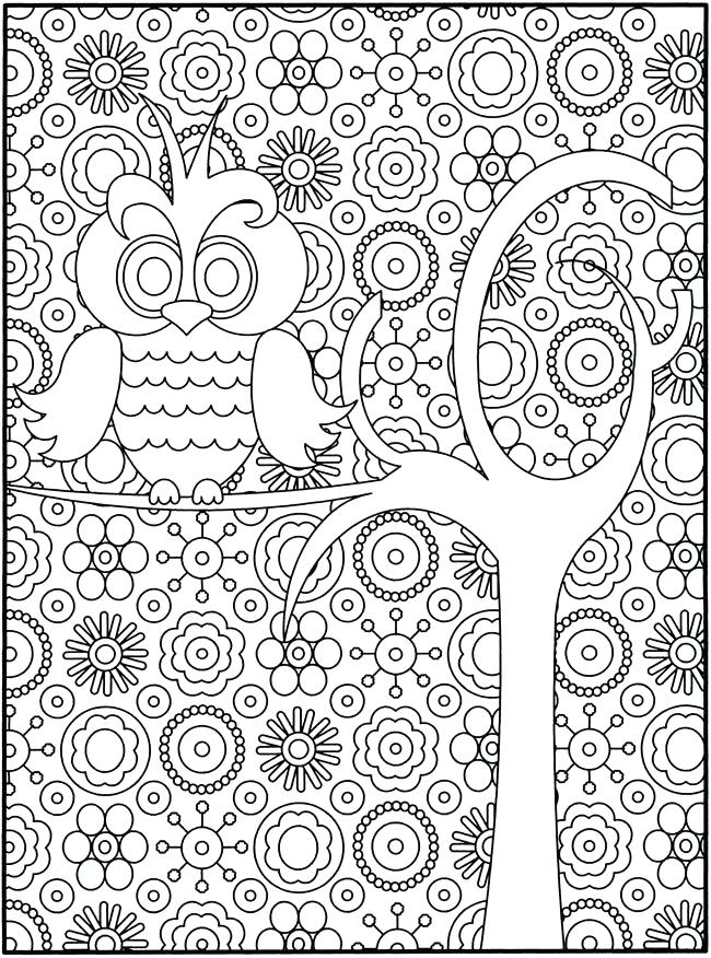 650x876 Coloring Pages For 8 Year Olds Free Owl Coloring Page Free