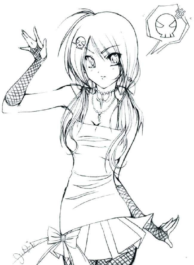 650x887 Free Anime Coloring Pages For Adults Anime Color Pages Anime
