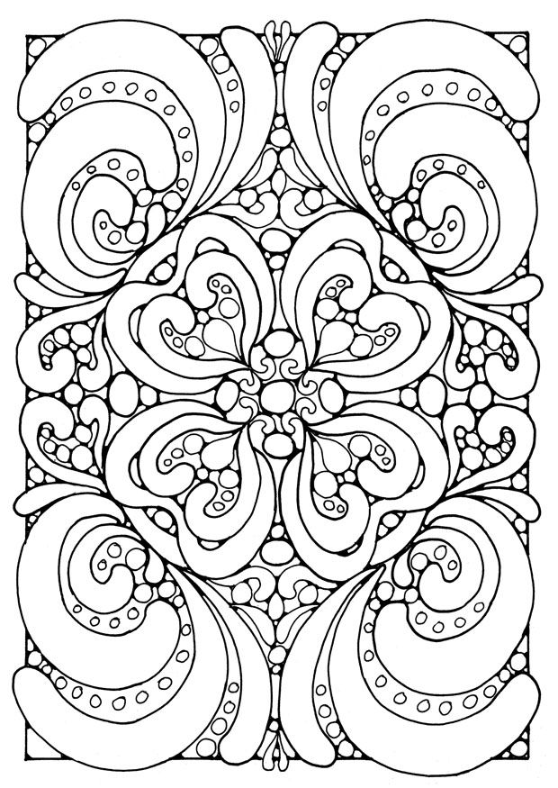 620x875 Hard Design Coloring Pages