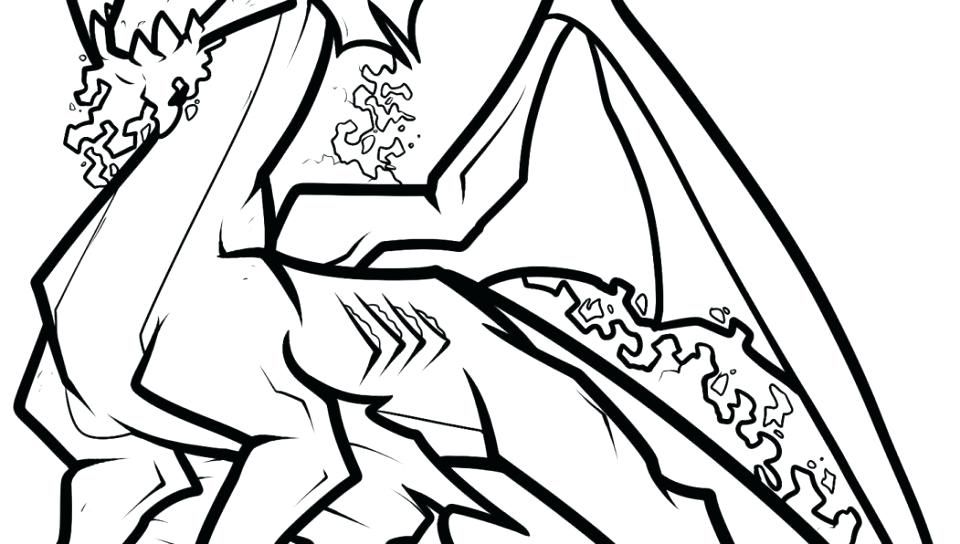 960x544 Free Printable Dragon Coloring Pages For Adults Of Realistic
