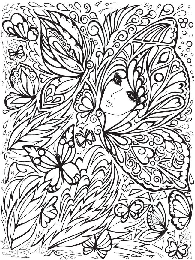 650x867 144 Best Coloriages Adultes Images On Coloring Pages