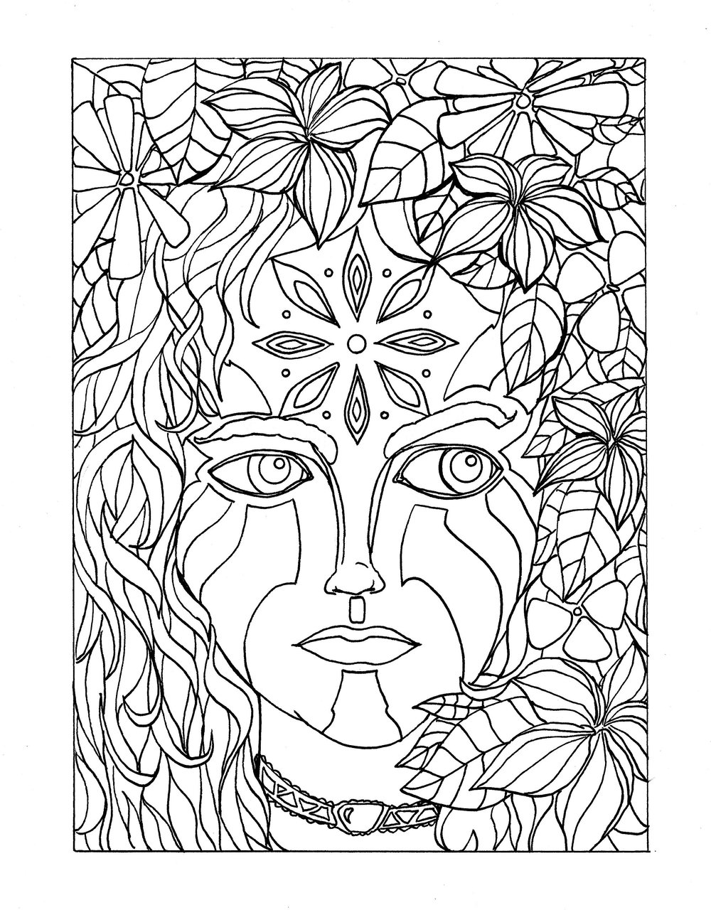 1000x1280 Adult Coloring Pages Fine Art By Todd Holm