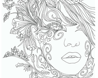 340x270 Adult Coloring Book, Printable Coloring Pages, Coloring Pages