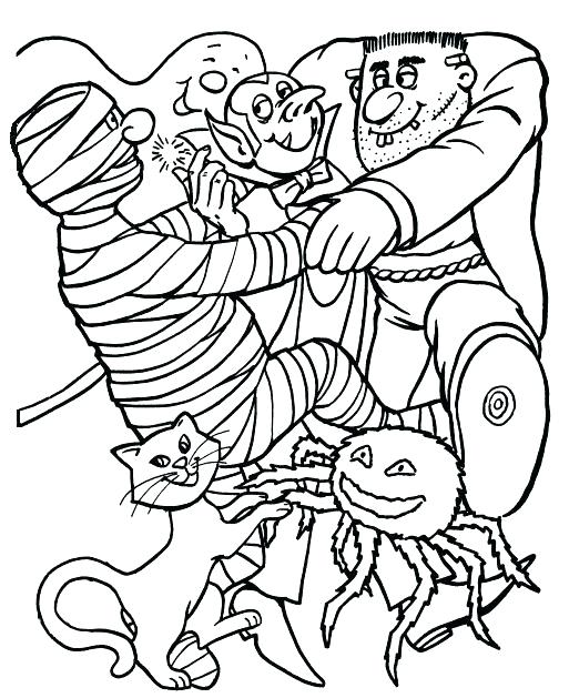 513x629 Halloween Coloring Pages Adults