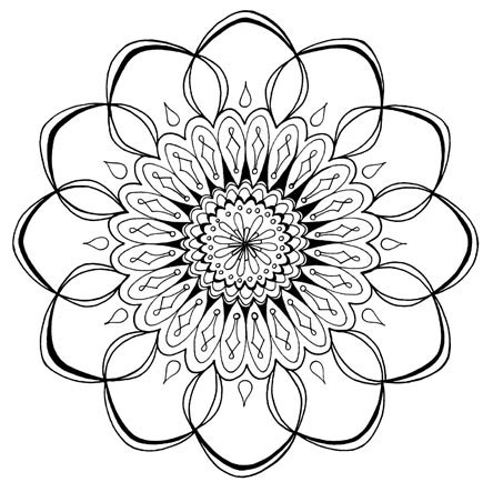 444x443 Small Adult Coloring Pages