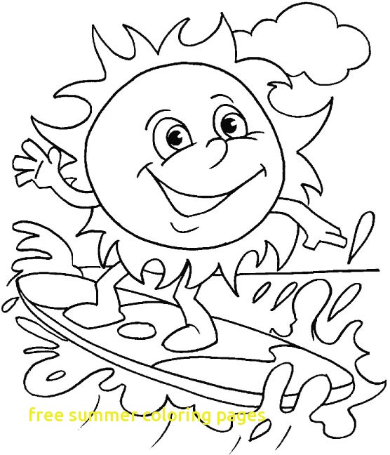 556x648 Free Summer Coloring Pages With Impressive Inside Design 16