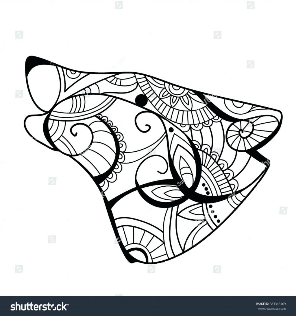 1024x1092 Coloring Pages ~ Wolf Coloring Page Head Book In Exquisite Line