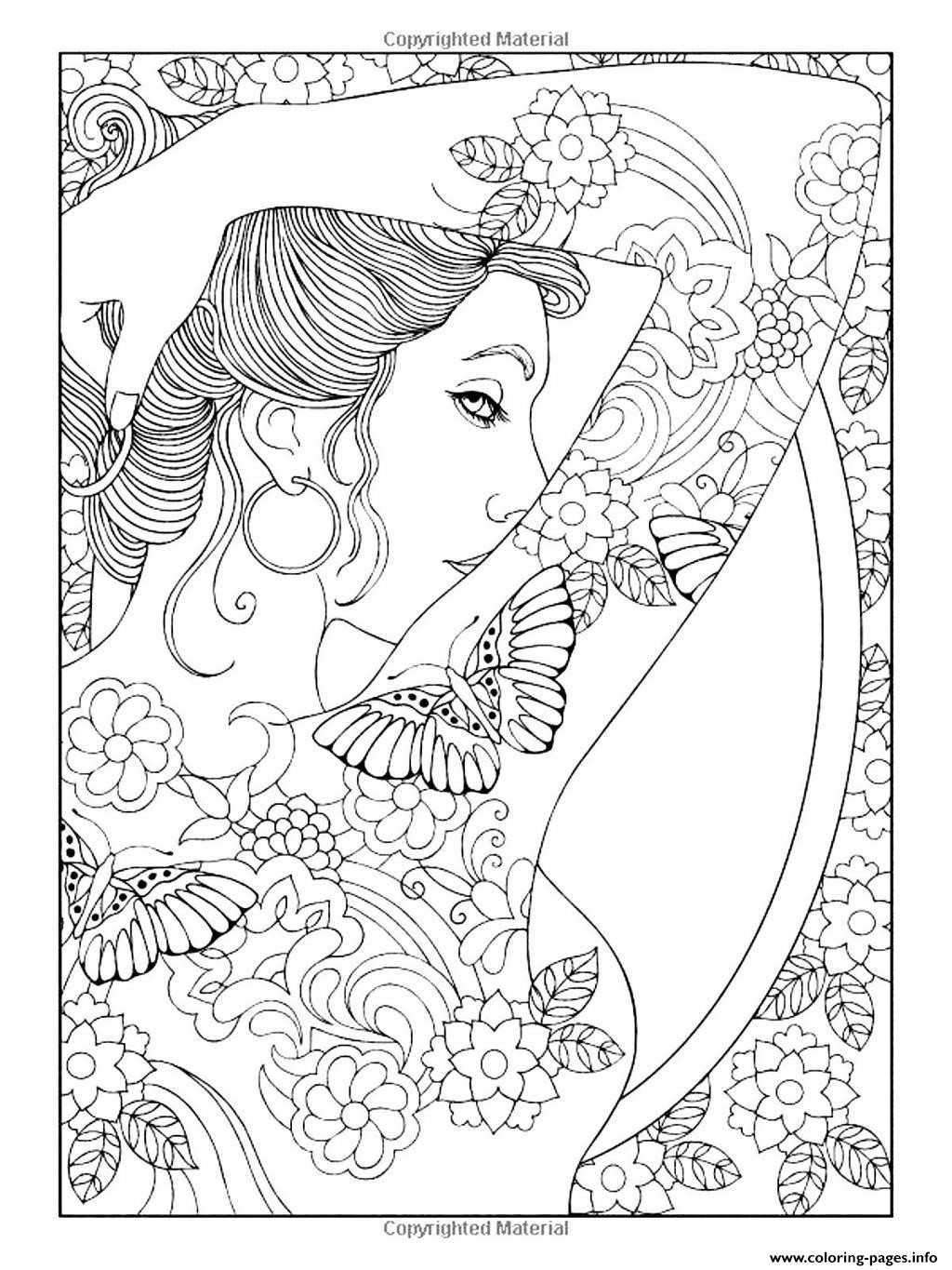 1024x1365 Coloring Pages Of Women Wagashiya