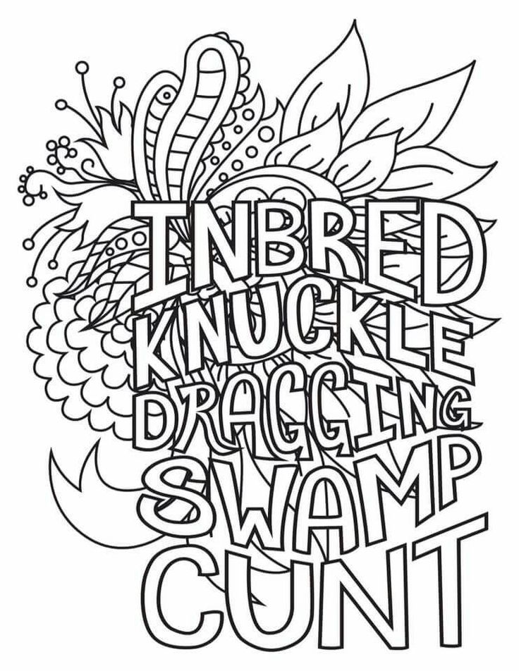 736x952 61 Best Adult Swear Words Coloring Pages Images