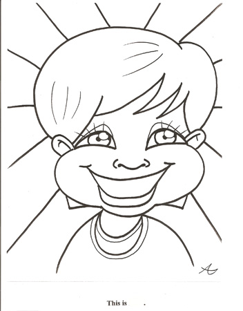 352x450 Coloring Pages For Aunts Coloring Pages Caricatures Alison Gelbman