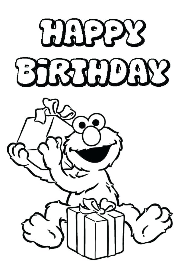 600x887 Birthday Color Pages Birthday Color Pages Happy Birthday Coloring