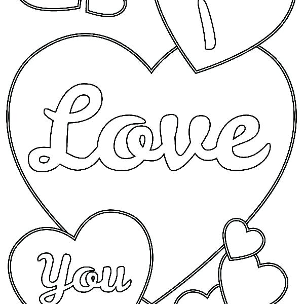 600x600 I Love My Boyfriend Coloring Pages Printable Coloring