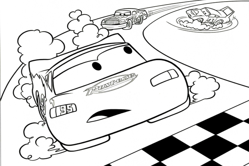 850x567 Free Coloring Pages For Boys Cars Printable Coloring Page