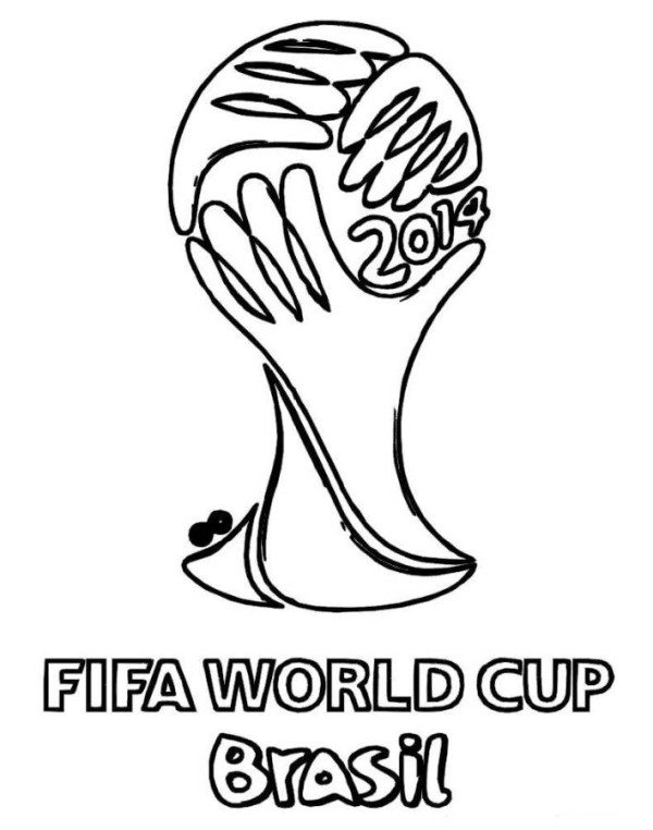 600x762 Fifa World Cup Brasil Soccer Coloring Pages