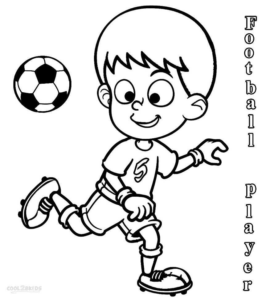 850x965 Printable Football Player Coloring Pages For Kids Cool2bkids