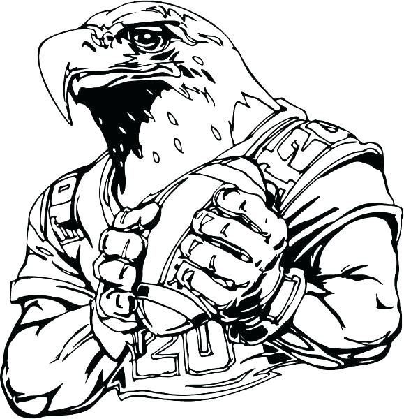 579x600 Coloring Pages Football Teams Free Printable Football Coloring