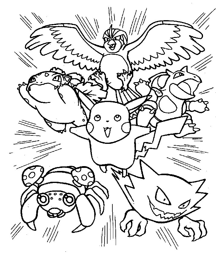 715x854 Pokemon Coloring Pages Free Download