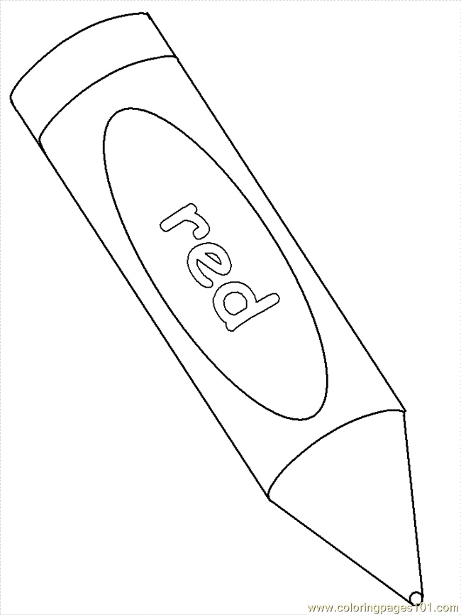 Coloring Pages For Crayons